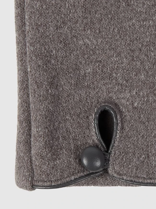 EEM Handschuhe Aus Fleece - Hellgrau Meliert 4 EEM Handschuhe Aus Fleece - Hellgrau Meliert – Bild 2