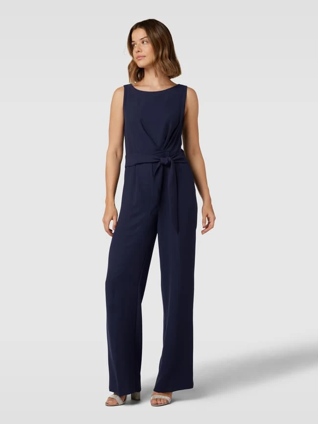 Vera Mont Jumpsuit Mit Bindegürtel - Dunkelblau 6 Vera Mont Jumpsuit Mit Bindegürtel - Dunkelblau – Bild 4