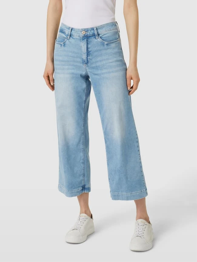 MAC Culotte Im Destroyed-Look Modell 'DREAM' - Blau 6 MAC Culotte Im Destroyed-Look Modell 'DREAM' - Blau – Bild 4