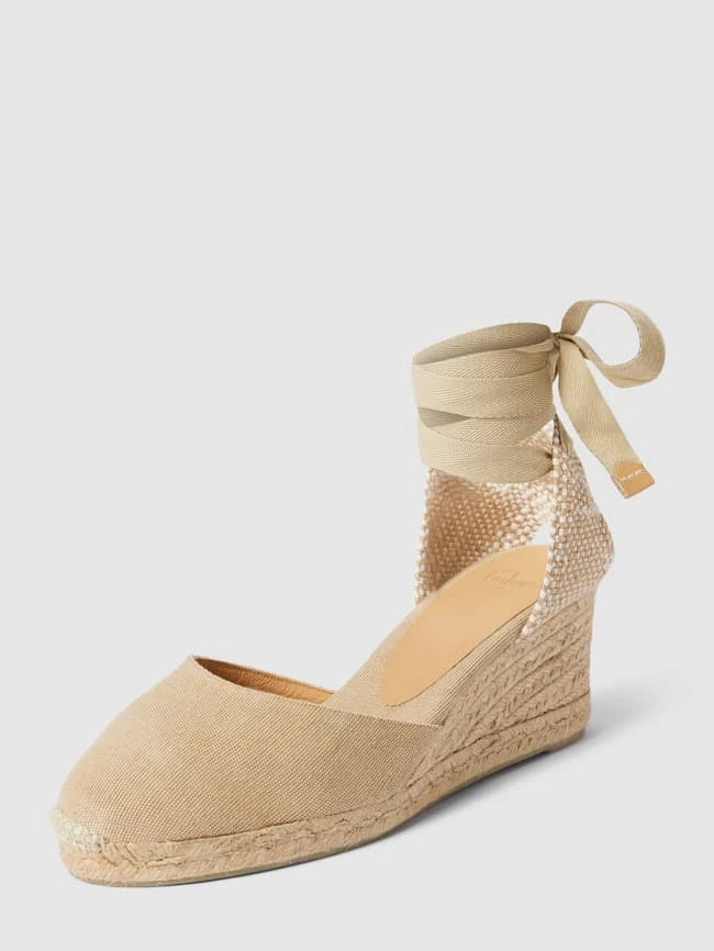 Castañer Wedges Mit Schnürverschluss Modell 'CARINA' - Sand 4 Castañer Wedges Mit Schnürverschluss Modell 'CARINA' - Sand – Bild 2