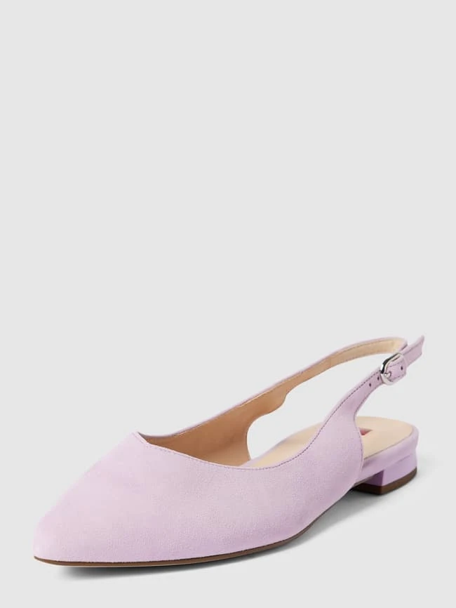 HÖGL Högl Ballerinas Mit Dornschließe Modell 'Slingback' - Flieder 3 HÖGL Högl Ballerinas Mit Dornschließe Modell 'Slingback' - Flieder