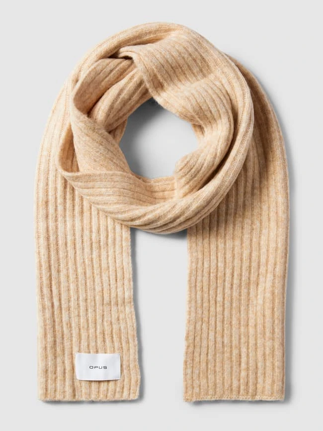 Opus Schal In Strick-Optik Modell 'Awalu' - Sand 4 Opus Schal In Strick-Optik Modell 'Awalu' - Sand – Bild 2