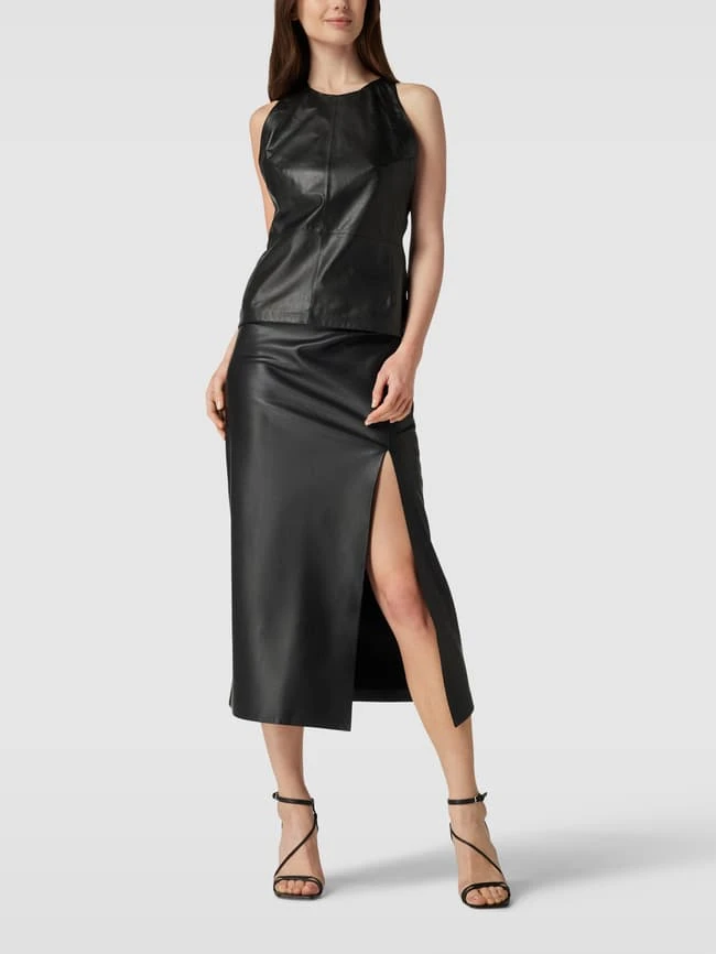 Studio AR Leder-Top Modell 'ESTIA' - Schwarz 3 Studio AR Leder-Top Modell 'ESTIA' - Schwarz