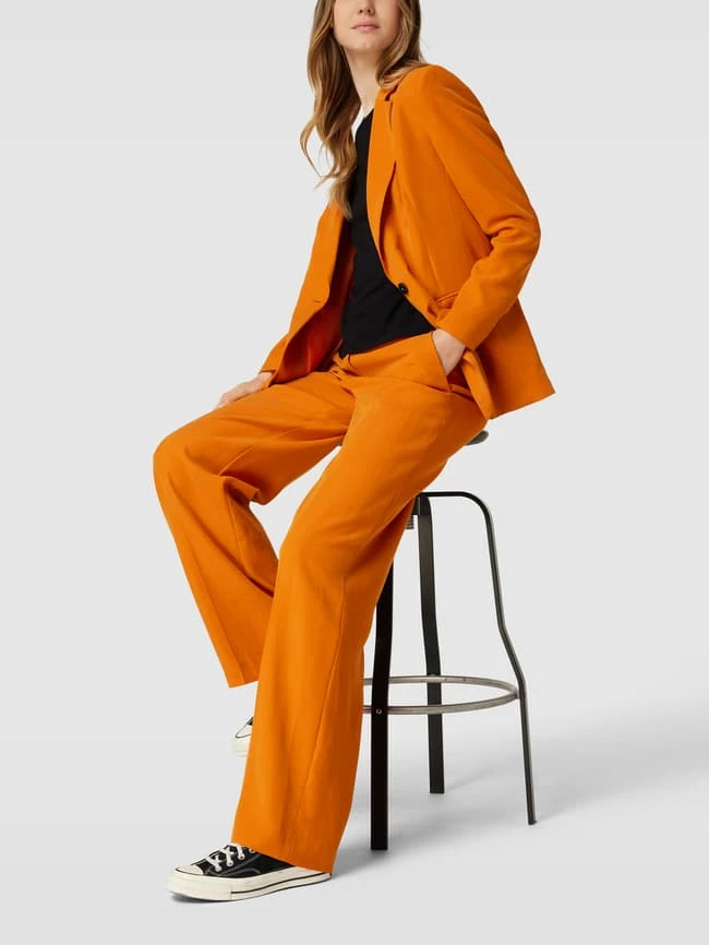 Jake*s Collection Blazer Mit Knopfverschluss - Orange 3 Jake*s Collection Blazer Mit Knopfverschluss - Orange