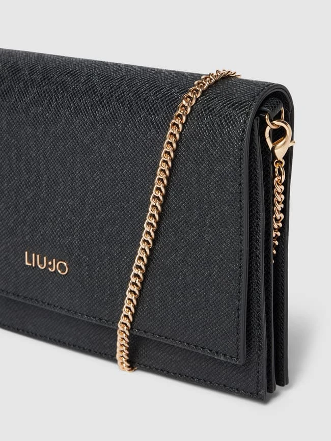 Liu Jo White Clutch Mit Strukturmuster Modell 'Manhattan' - Schwarz 5 Liu Jo White Clutch Mit Strukturmuster Modell 'Manhattan' - Schwarz – Bild 3