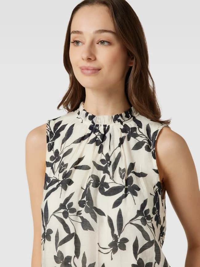 Jake*s Collection Blusentop Mit Floralem Muster - Ecru 5 Jake*s Collection Blusentop Mit Floralem Muster - Ecru – Bild 3