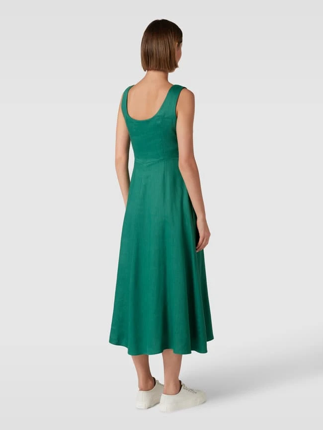 Weekend Max Mara Midikleid Mit Breiten Trägern Modell 'SCAFATI' - Grün 7 Weekend Max Mara Midikleid Mit Breiten Trägern Modell 'SCAFATI' - Grün – Bild 5