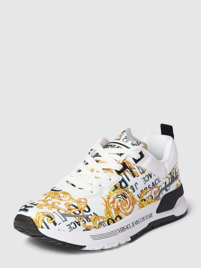 Versace Jeans Couture Sneaker Mit Allover-Muster Modell 'DYNAMIC' - Weiß 3 Versace Jeans Couture Sneaker Mit Allover-Muster Modell 'DYNAMIC' - Weiß