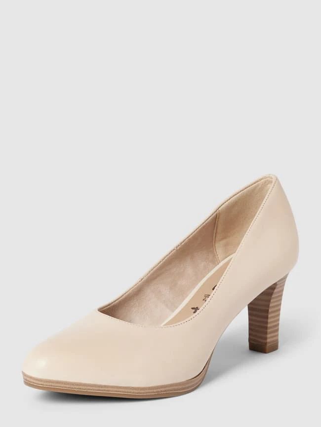 Tamaris Pumps Aus Leder - Sand 4 Tamaris Pumps Aus Leder - Sand – Bild 2