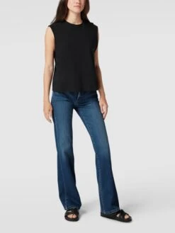 Cambio Flared Jeans Mit Stretch-Anteil Modell 'PARIS FLARED' - Blau
