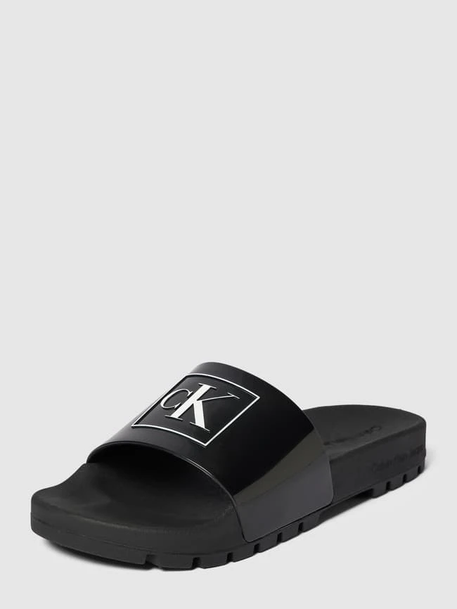 Calvin Klein Underwear Slides Mit Logo-Print Modell 'TRUCK' - Schwarz 4 Calvin Klein Underwear Slides Mit Logo-Print Modell 'TRUCK' - Schwarz – Bild 2