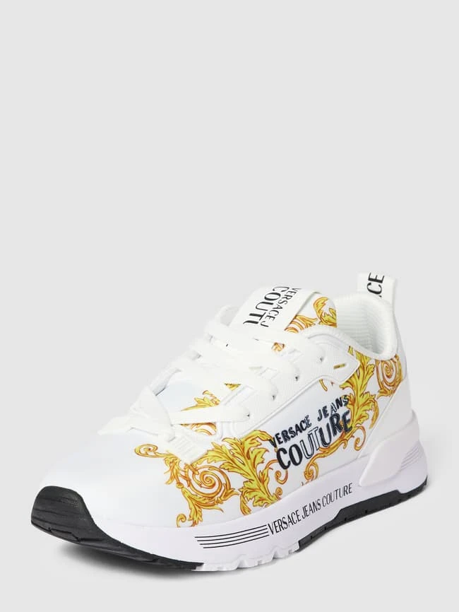 Versace Jeans Couture Sneaker Mit Label-Print Modell 'FONDO' - Weiß 3 Versace Jeans Couture Sneaker Mit Label-Print Modell 'FONDO' - Weiß