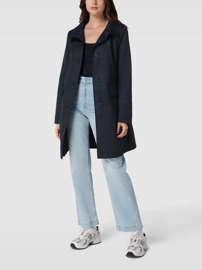 Gil Bret Mantel Mit Knopfleiste - Marineblau 3 Gil Bret Mantel Mit Knopfleiste - Marineblau