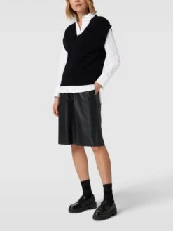 Marc Cain Hemdbluse Mit Label-Detail Modell 'COLLECTIONS' - Weiß