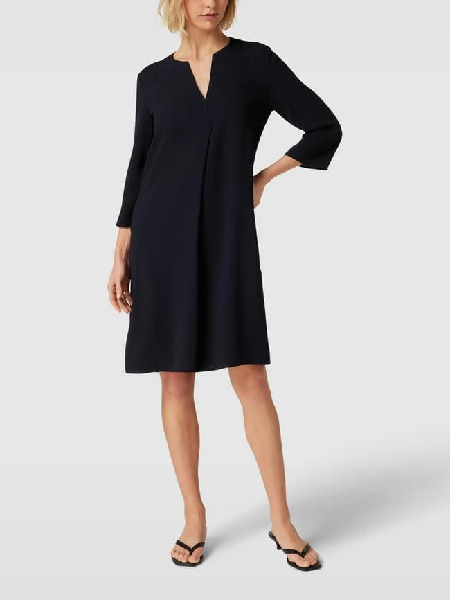Windsor. Windsor Knielanges Kleid Mit Trompetenärmeln - Marineblau 3 Windsor. Windsor Knielanges Kleid Mit Trompetenärmeln - Marineblau