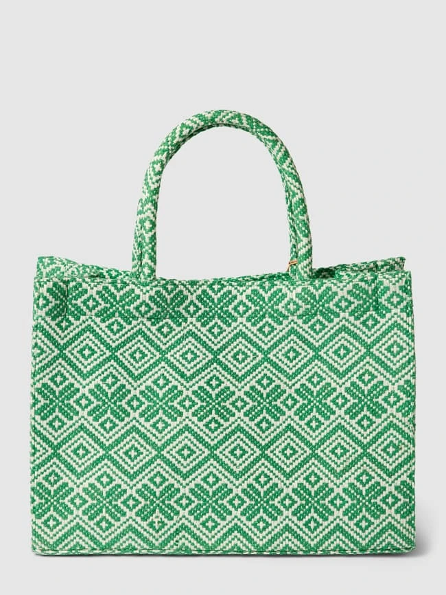 Anokhi Tote Bag Mit Allover-Muster - Grün 7 Anokhi Tote Bag Mit Allover-Muster - Grün – Bild 5