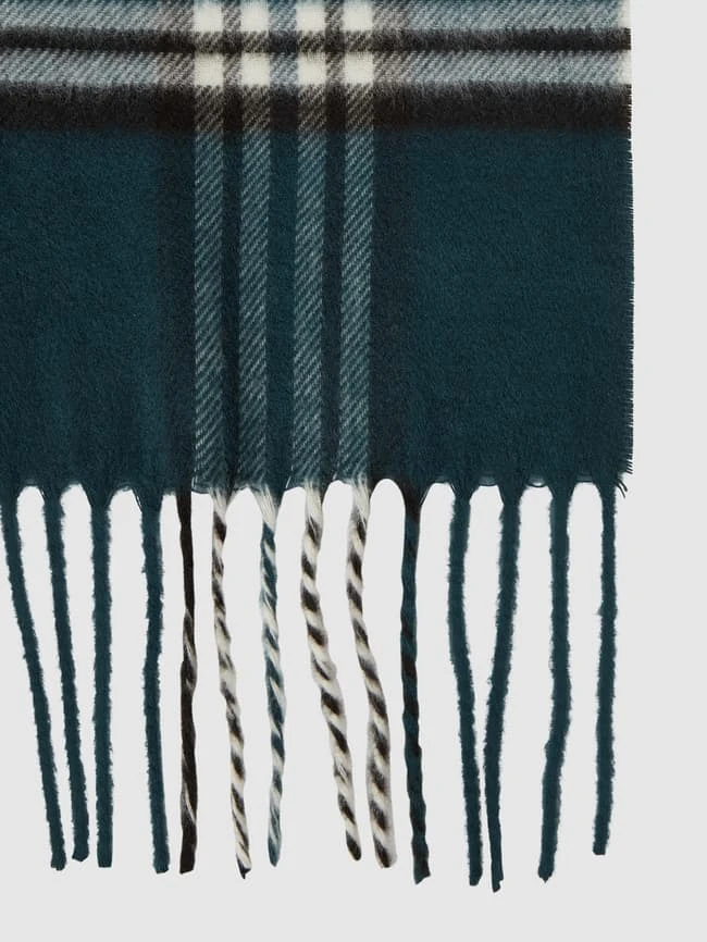 Fraas Schal Mit Tartan-Karo - Dunkelgrün 4 Fraas Schal Mit Tartan-Karo - Dunkelgrün – Bild 2
