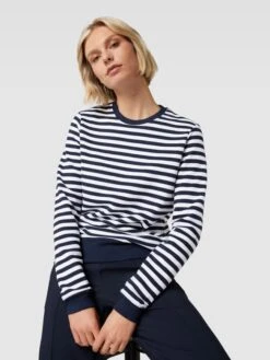 Montego Sweatshirt Mit Streifenmuster - Dunkelblau -Damenbekleidungsgeschäft a50k6iq8659kugih655k8jpn84oj6lil9p7kicad8oq4kcqh8hb54iq98or3aki171a54ihj84p38hijaco64c9mc5gj8opp6kr34p1kc9j6ae3470p34c9hcpi34cpl71gmae0