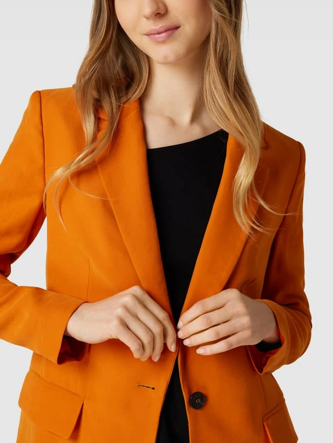 Jake*s Collection Blazer Mit Knopfverschluss - Orange 5 Jake*s Collection Blazer Mit Knopfverschluss - Orange – Bild 3