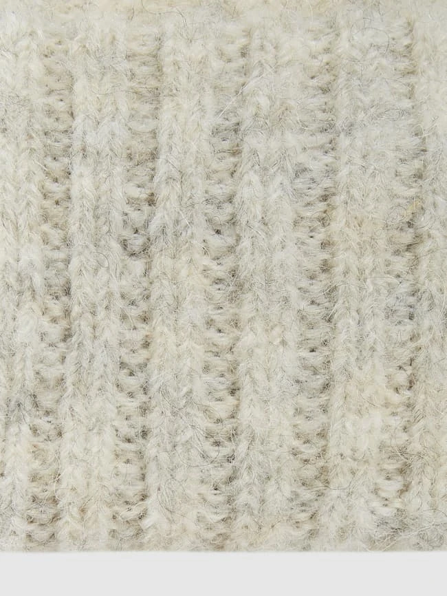 American Vintage Mütze Mit Alpaka-Anteil Modell 'East' - Silber Meliert 4 American Vintage Mütze Mit Alpaka-Anteil Modell 'East' - Silber Meliert – Bild 2