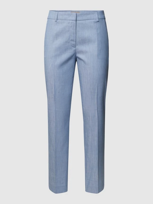 Christian Berg Woman Selection Stoffhose Mit Bügelfalten Modell 'Zigarette' - Hellblau Meliert 4 Christian Berg Woman Selection Stoffhose Mit Bügelfalten Modell 'Zigarette' - Hellblau Meliert – Bild 2