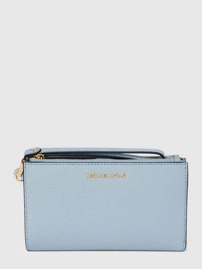 MICHAEL Michael Kors Portemonnaie Mit Label-Applikation - Hellblau 3 MICHAEL Michael Kors Portemonnaie Mit Label-Applikation - Hellblau