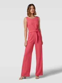 Vera Mont Jumpsuit Mit Bindegürtel - Hellrot