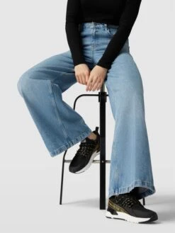 Versace Jeans Couture Sneaker Mit Label-Details Modell 'FONDO DYNAMIC' - Schwarz