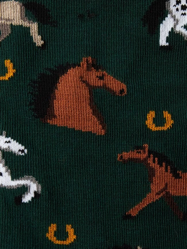 Many Mornings Socken Mit Allover-Muster - Dunkelgrün 5 Many Mornings Socken Mit Allover-Muster - Dunkelgrün – Bild 3