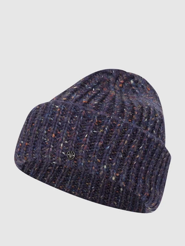 Loevenich Mütze Mit Woll-Anteil - Blau 3 Loevenich Mütze Mit Woll-Anteil - Blau