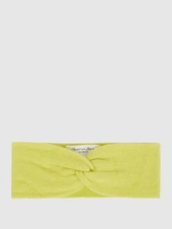 Christian Berg Woman Stirnband Aus Kaschmir - Neon Grün