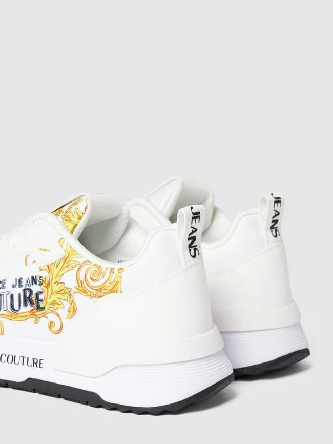 Versace Jeans Couture Sneaker Mit Label-Print Modell 'FONDO' - Weiß 4 Versace Jeans Couture Sneaker Mit Label-Print Modell 'FONDO' - Weiß – Bild 2