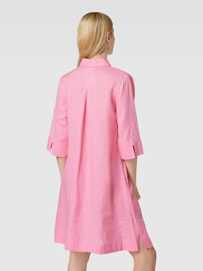 Christian Berg Woman Blusenkleid Aus Leinen Mit Umlegekragen - Pink 7 Christian Berg Woman Blusenkleid Aus Leinen Mit Umlegekragen - Pink – Bild 5