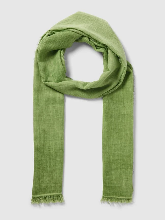 Drykorn Schal Mit Strukturmuster Modell 'RIKER' - Gras Grün 4 Drykorn Schal Mit Strukturmuster Modell 'RIKER' - Gras Grün – Bild 2