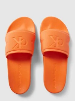 Calvin Klein Jeans Slides Mit Label-Detail Modell 'FREQUENCY' - Orange -Damenbekleidungsgeschäft a96jck1n9d9jaipk855l6him8d94kd2cap9kogql60qk2gq571438ghg71848eai9sp4gd1g697j6gq28go36c1n6hj62or5c4q6ac1k60qm8e336cr3gp1h6gqjge1h6pijgog