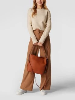Esprit Hobo Bag In Leder-Optik - Cognac