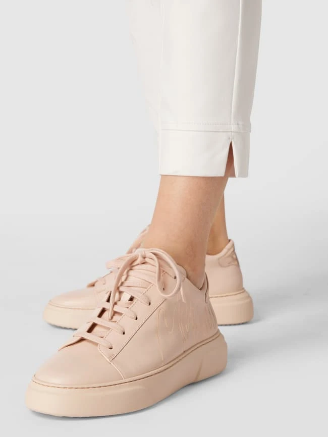 Marc Cain Bags & Shoes Sneaker Aus Leder Mit Label-Print - Altrosa 3 Marc Cain Bags & Shoes Sneaker Aus Leder Mit Label-Print - Altrosa