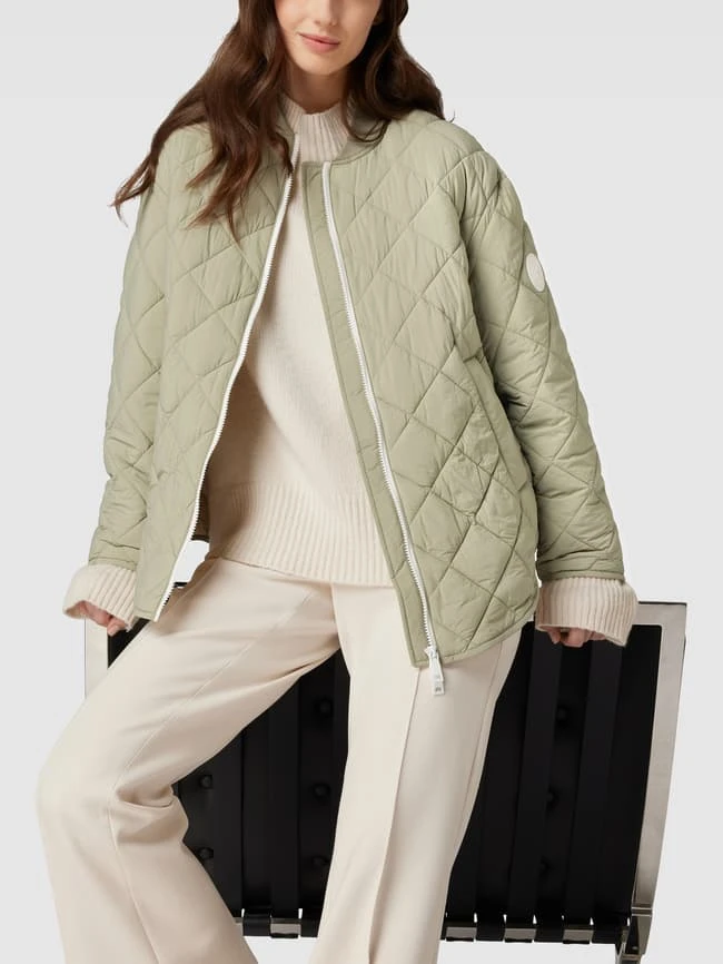 Fuchs Schmitt Steppjacke Mit Label-Detail - Khaki 5 Fuchs Schmitt Steppjacke Mit Label-Detail - Khaki – Bild 3