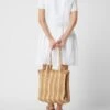 Barts Shopper Aus Stroh Modell 'Bondy' - Sand