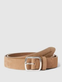 Marc O'Polo Gürtel Mit Label-Detail Modell 'FANNY' - Taupe