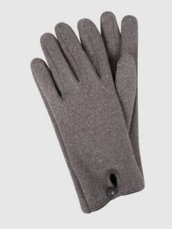 EEM Handschuhe Aus Fleece - Hellgrau Meliert