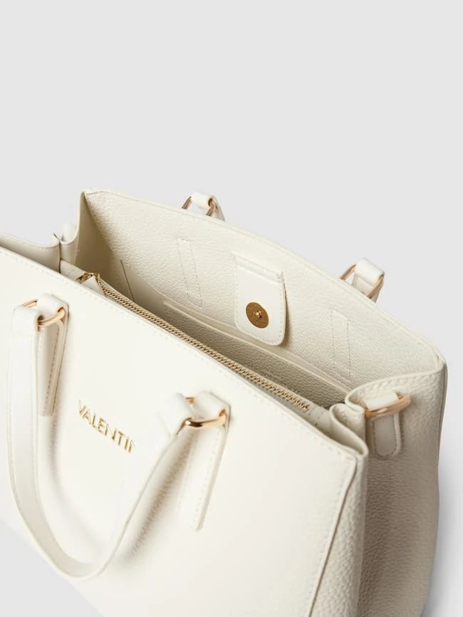 VALENTINO BAGS Handtasche Mit Label-Applikation Modell 'SUPERMAN' - Ecru 5 VALENTINO BAGS Handtasche Mit Label-Applikation Modell 'SUPERMAN' - Ecru – Bild 3