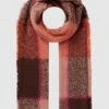 Fraas Schal Mit Karomuster - Orange