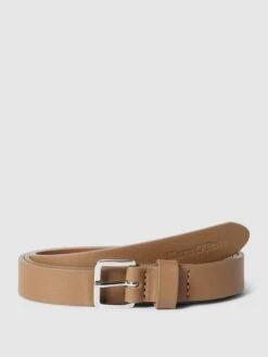 Marc O'Polo Gürtel Mit Label-Details Modell 'FJOLA' - Taupe