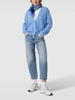 Marc O'Polo Schal Mit Allover-Muster - Marineblau