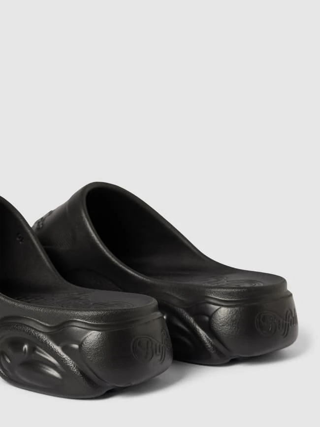 Buffalo Slides Mit Label-Detail - Schwarz 5 Buffalo Slides Mit Label-Detail - Schwarz – Bild 3