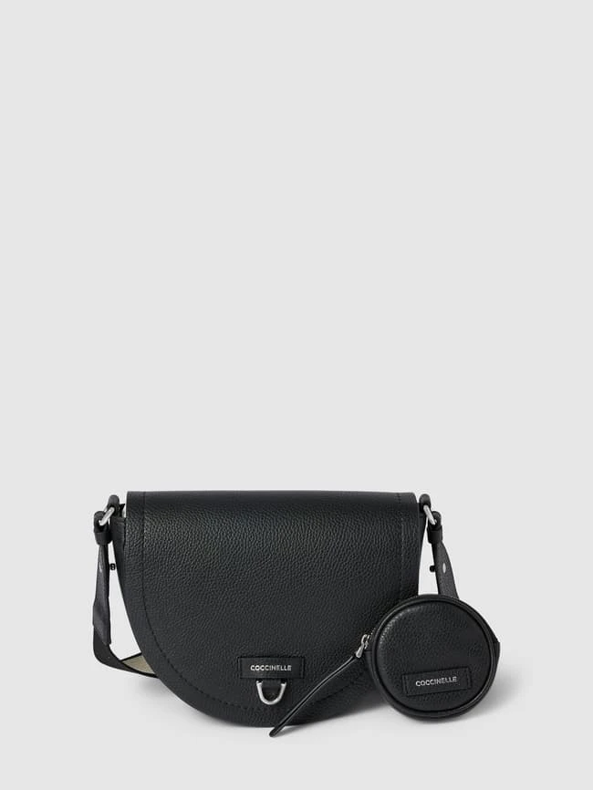 Coccinelle Saddle Bag Mit Label-Detail Modell 'BLAIRE' - Schwarz 4 Coccinelle Saddle Bag Mit Label-Detail Modell 'BLAIRE' - Schwarz – Bild 2