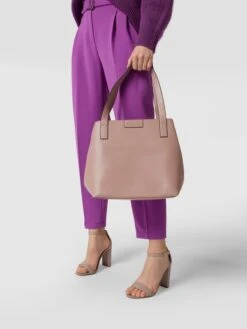 Tom Tailor Shopper Mit Reißverschluss Modell 'Miri' - Altrosa