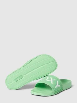 Roxy Slides Mit Label-Detail Modell 'SLIPPY' - Hellgrün -Damenbekleidungsgeschäft al1l8j2jal7lada76cokila7913l2cieah55cjag8h650d258d73al9la1akohqf6t4kqgpm652laihlal3jgopocgpj6o9o6ksj6dhk69hj4eb46go32e9m75ij4cpg6srm6d8