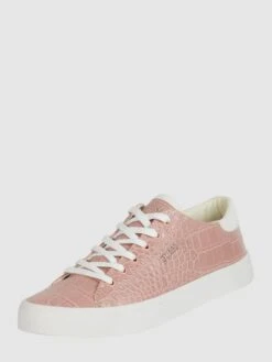 Guess Sneaker In Leder-Optik Modell 'Ester' - Pink